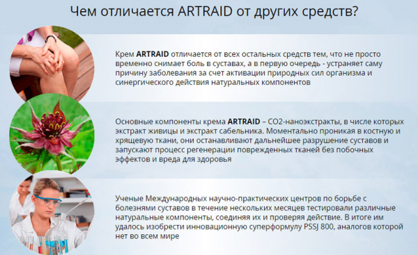 Лекарство для суставов Artraid
Лекарство для суставов Artraid