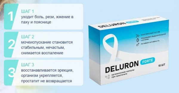 
Делурон Форте от простатита 