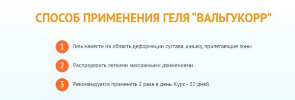 
Гель Вальгукорр при вальгусной деформации 