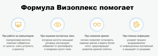 Визоплекс — капли для зрения
Визоплекс — капли для зрения