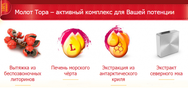 Капли для усиления потенции Молот Тора
Капли для усиления потенции Молот Тора