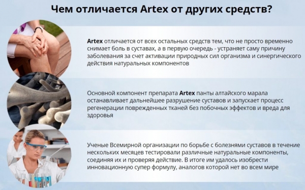 Artex крем-мазь для суставов Artex крем-мазь для суставов