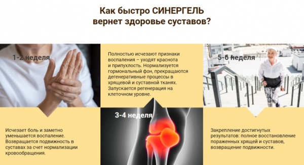 Синергель – гель для суставов Синергель – гель для суставов