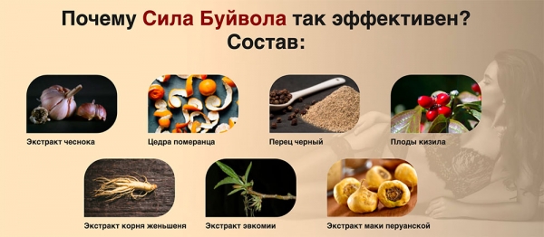Капсулы Сила Буйвола для мужчин
Капсулы Сила Буйвола для мужчин