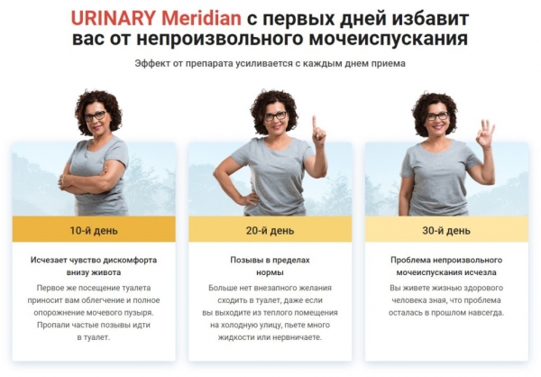  URINARY Meridian от недержания мочи 