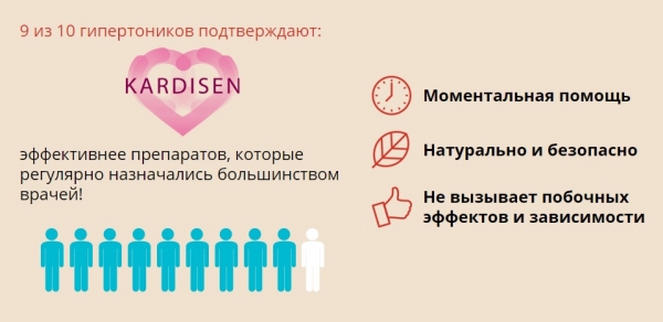 Кардисен от давления
Кардисен от давления