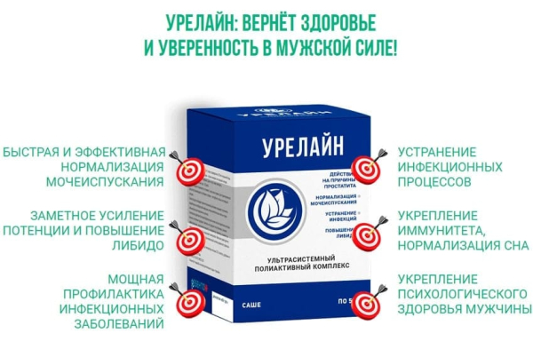 Урелайн — лекарство от простатита Урелайн — лекарство от простатита