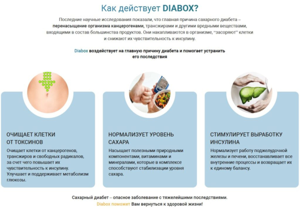 Диабокс Ультра (Diabox Ultra) капсулы от диабета
Диабокс Ультра (Diabox Ultra) капсулы от диабета
