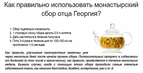 МОНАСТЫРСКИЙ ЧАЙ ОТЦА ГЕОРГИЯ — обзор и инструкция по применению — Фото 1