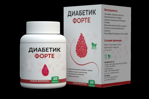 Диабетик Форте — средство от сахара
Диабетик Форте — средство от сахара